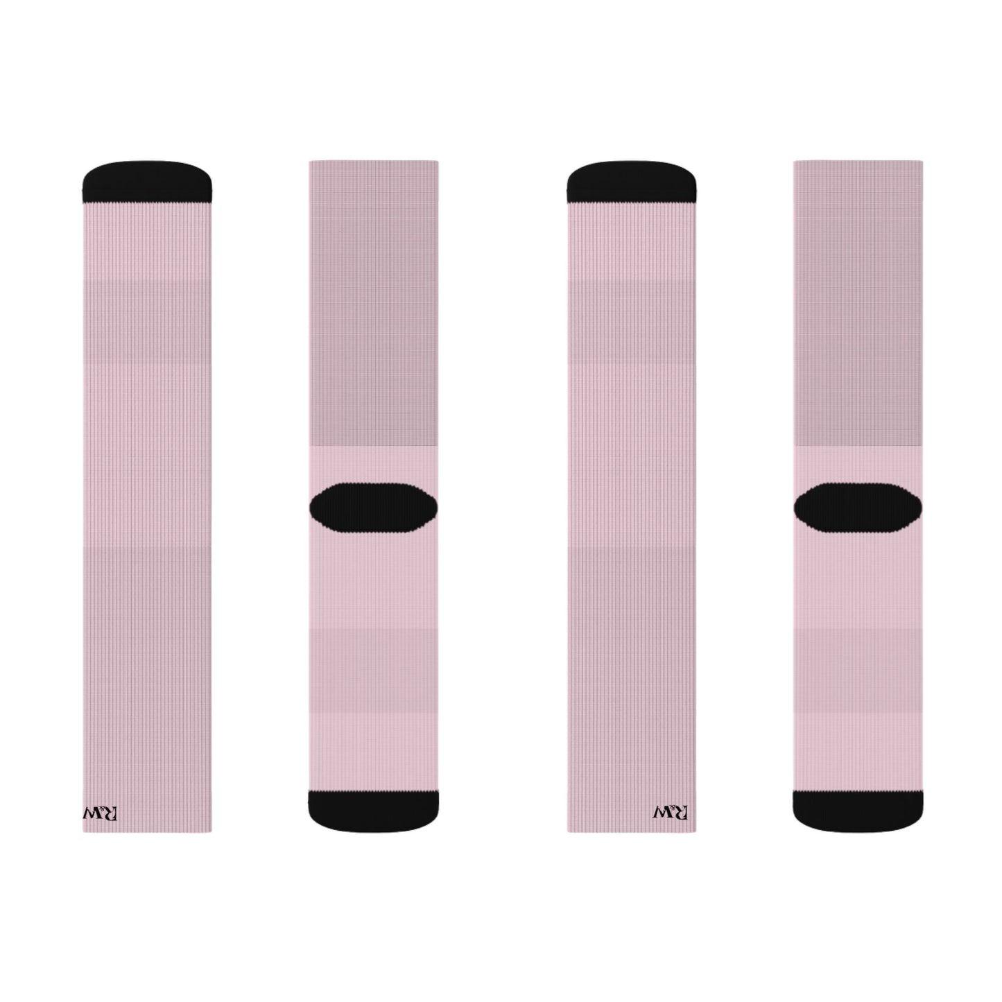 R&W Athletics Small Logo Socks - Performance Pink