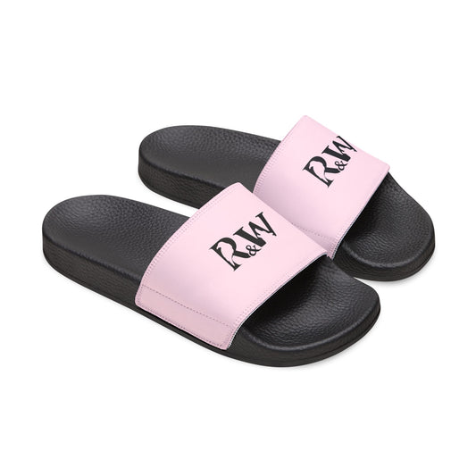Women's Slide Sandals — Performance Pink Casual Pool & Beach Slides