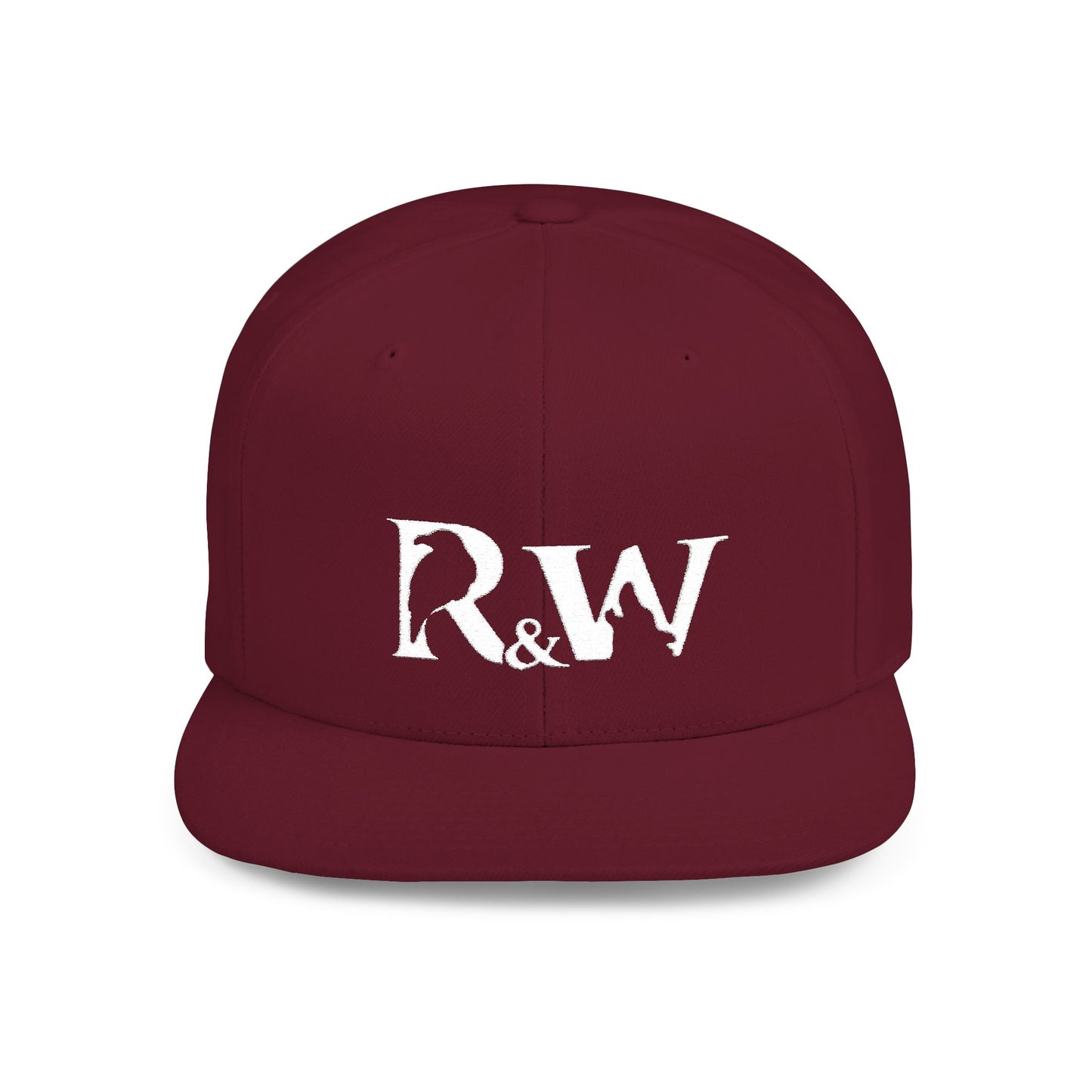 R&W Athletics Distressed Logo Snapback Hat