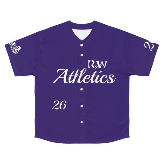 R&W Athletics Men's "Opening Day" Baseball Jersey — Raven