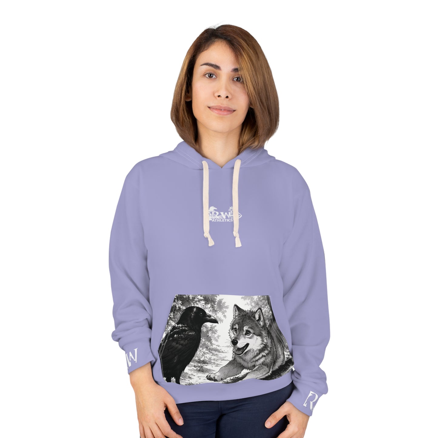 R&W Athletics Graphic Hoodie — "Origin Story" Amore Comic Panel Pullover