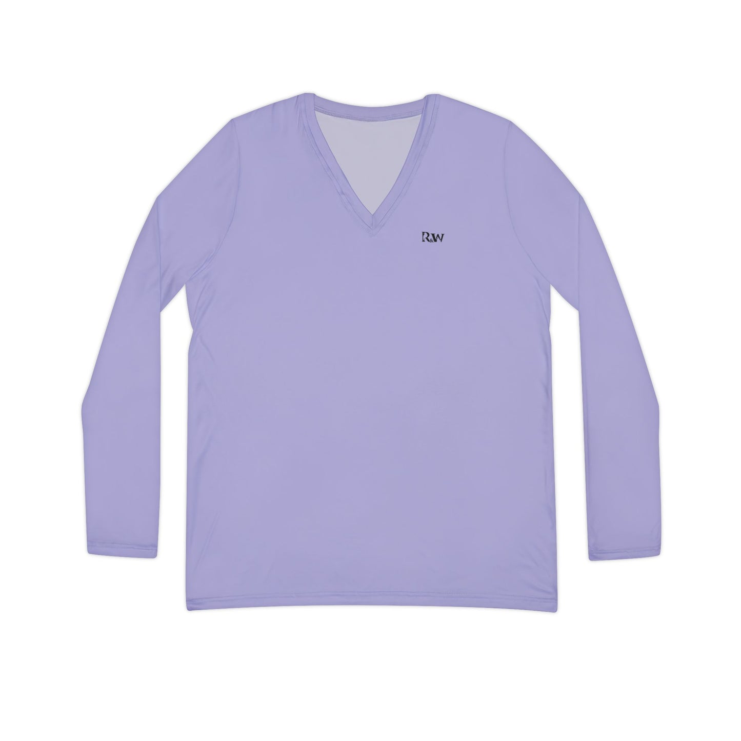 R&W Women's Minimalist V-Neck Long Sleeve Shirt - Amore II
