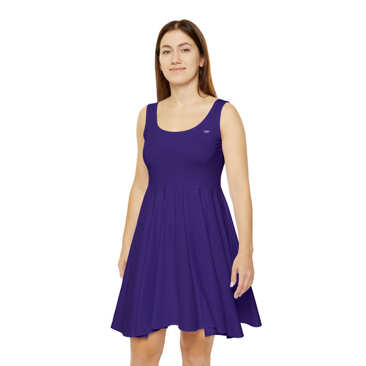 Raven Women's Skater Dress — Classic Scoop Neck A-Line Summer Dress