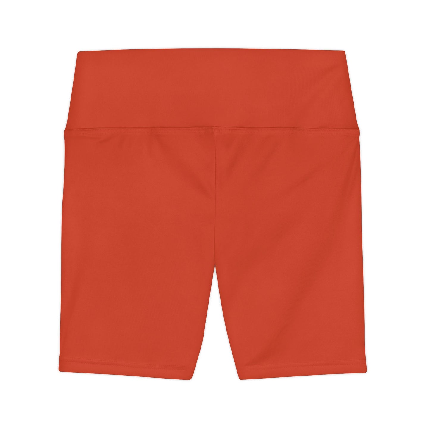 Women's Rojo Rugiente High-Waist Workout Shorts — Minimal Fitness Biker Shorts