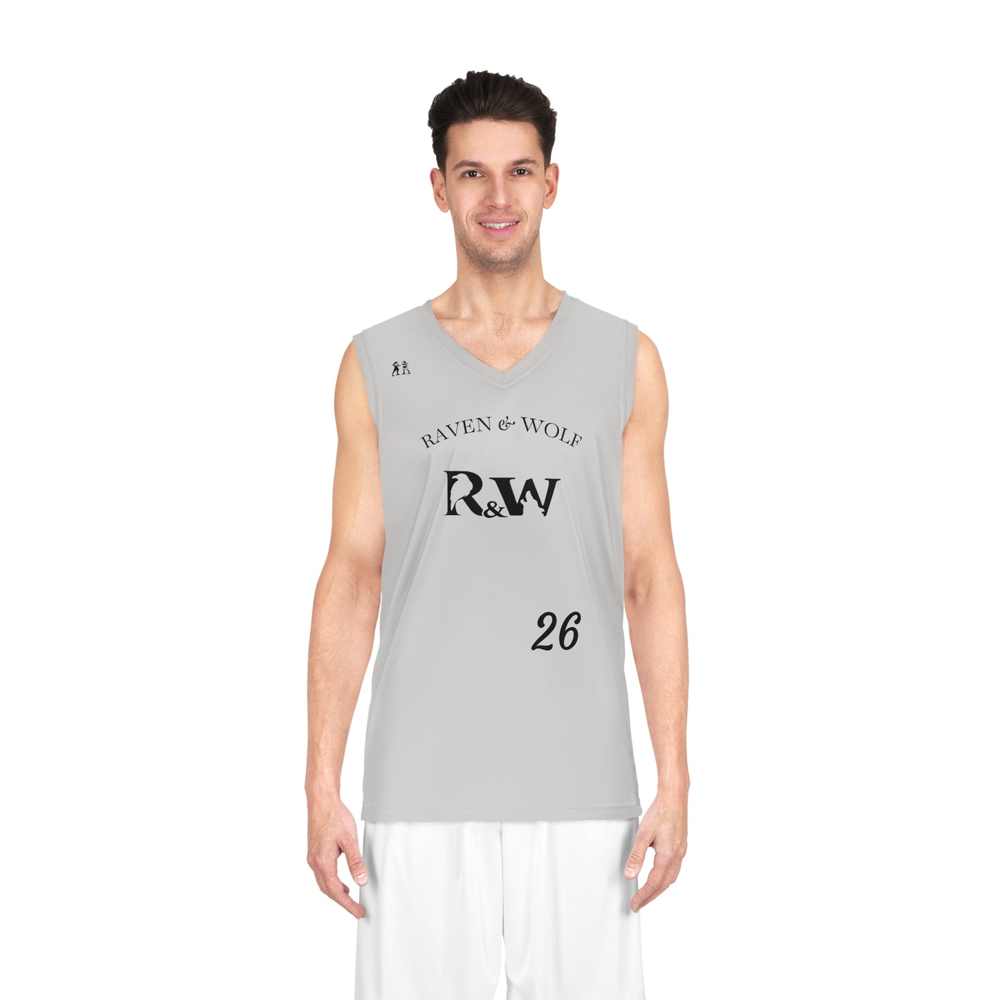 R&W Athletics "Tip Off" Basketball Jersey – Wolf Grey