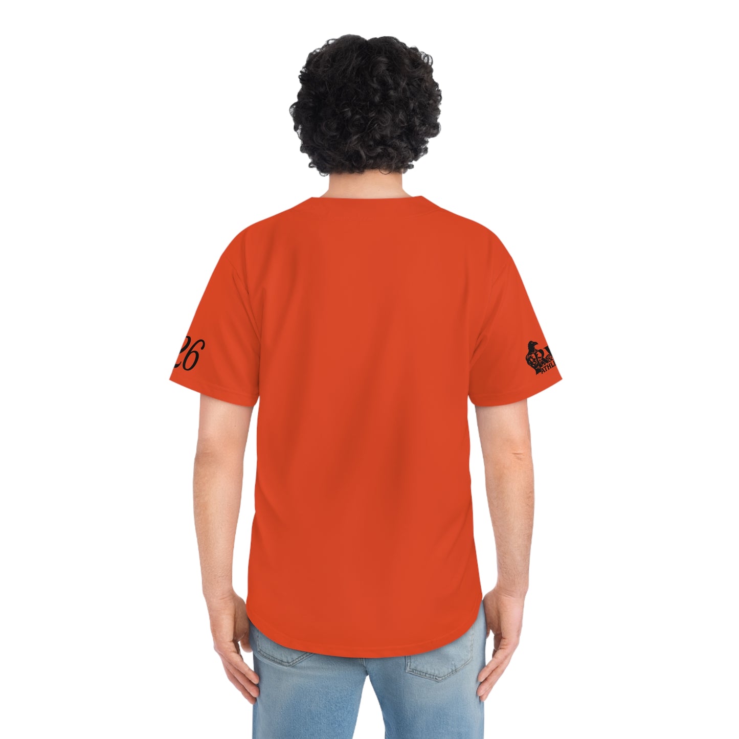 R&W Athletics Men's "Opening Day" Baseball Jersey — Rojo Rugiente I