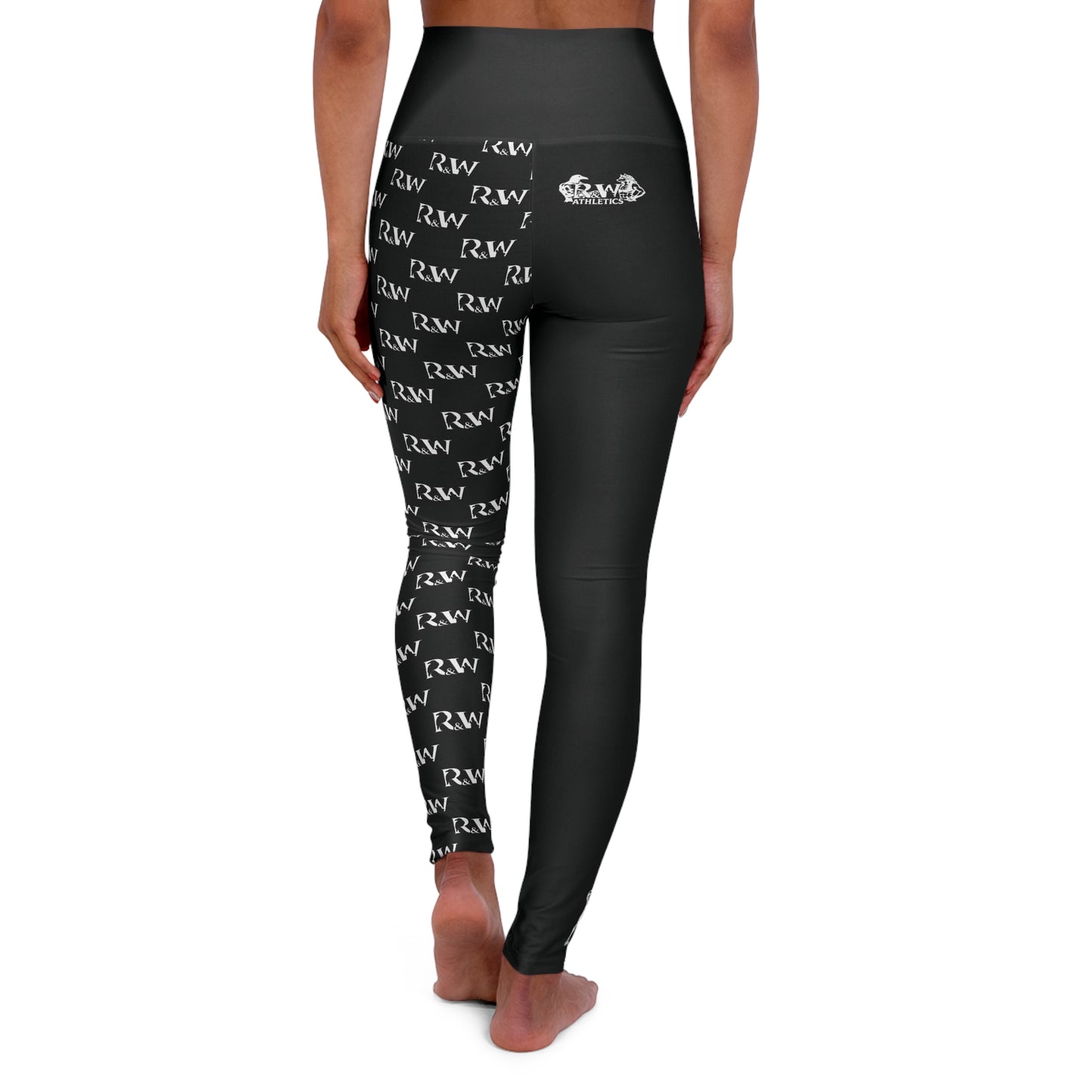 R&W Women's High-Waisted Yoga Leggings — Tarmac Black