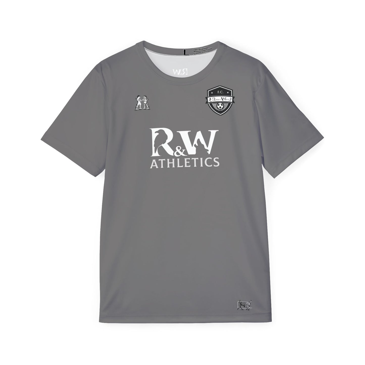 R&W Athletics "Kick Off" Football Shirt/Soccer Jersey - Asphalt Grey