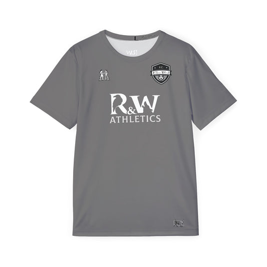 R&W Athletics "Kick Off" Football Shirt/Soccer Jersey - Asphalt Grey
