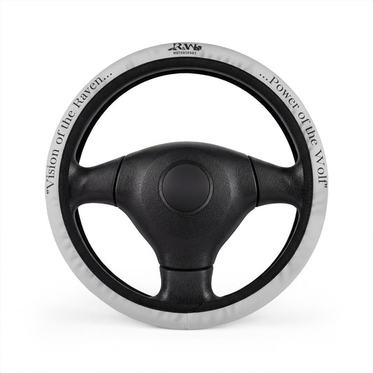 R&W Motorsport Team Motto "Wolf Grey" Steering Wheel Cover