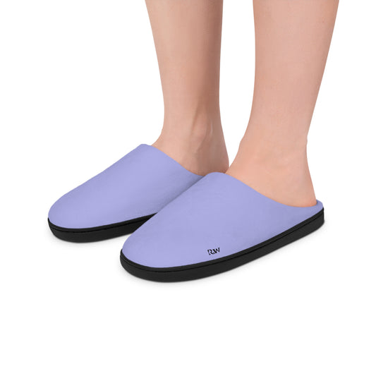 Indoor Slippers — Amore II Small Logo Cozy House Shoes for Women