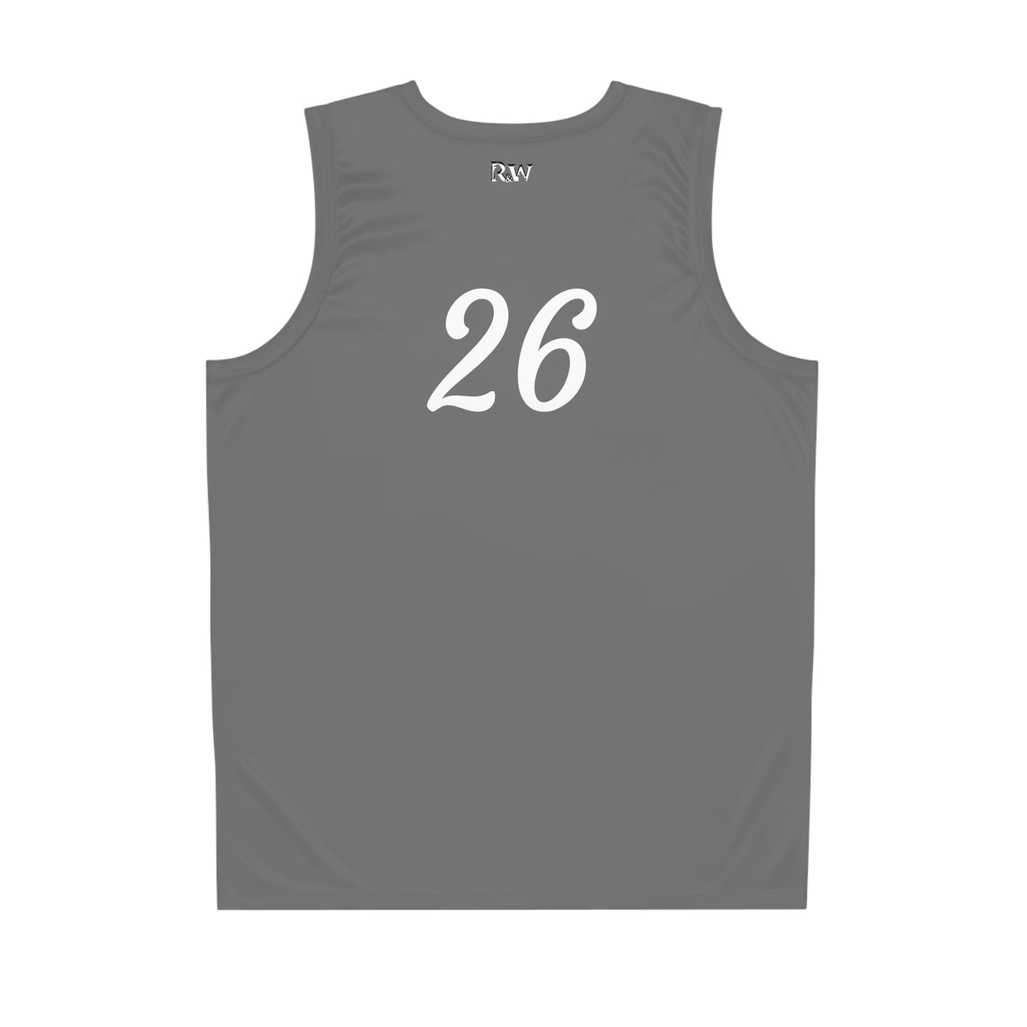 R&W Athletics "Tip Off" Basketball Jersey – Asphalt Grey