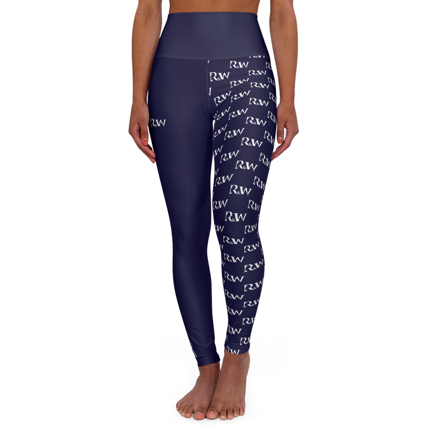 R&W Women's High-Waisted Yoga Leggings — Noble Navy