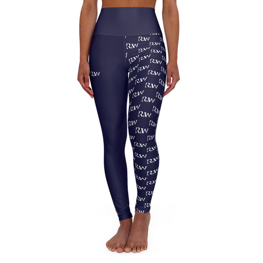 R&W Women's High-Waisted Yoga Leggings — Noble Navy