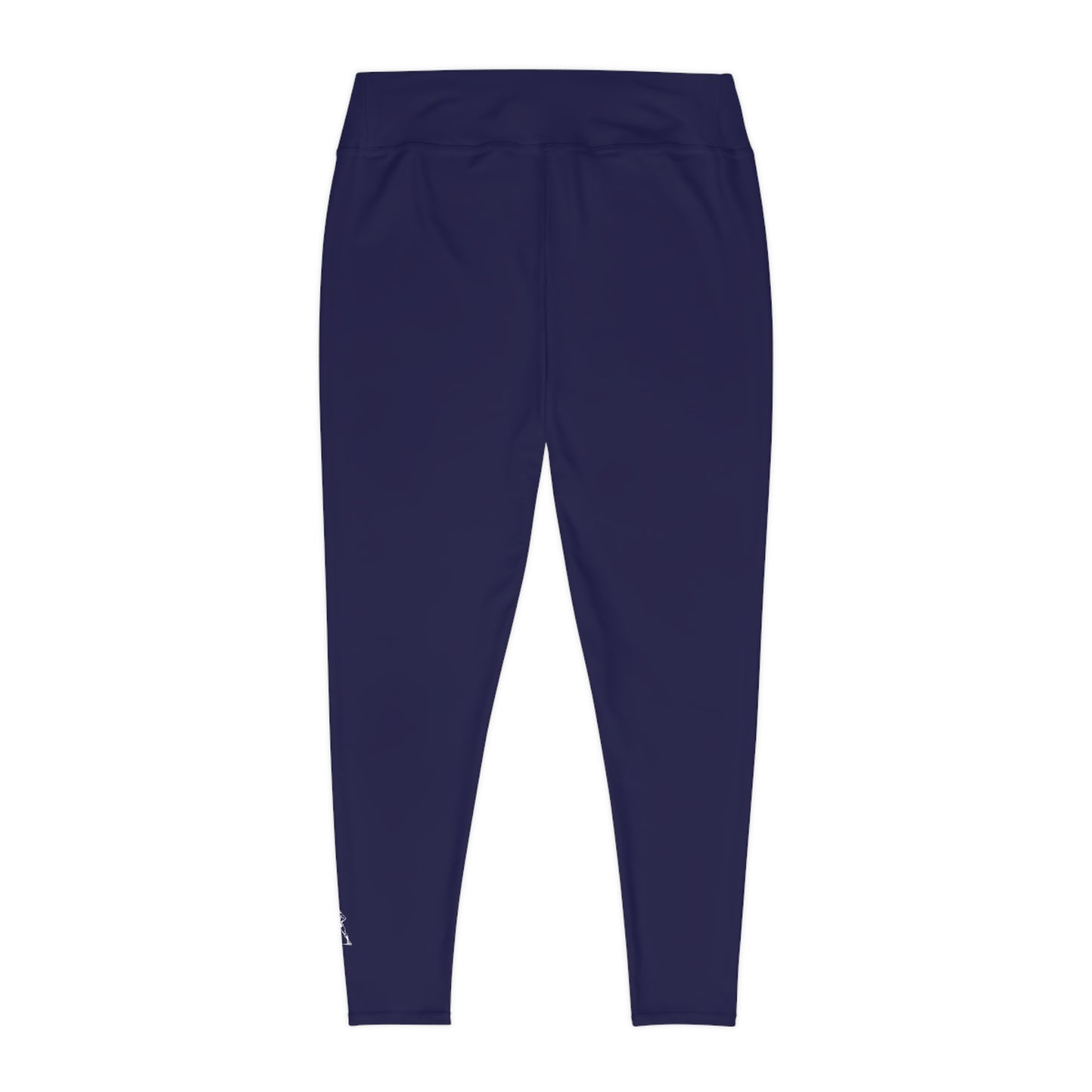 R&W Women's Plus Size Leggings — Minimalist Logo Noble Navy
