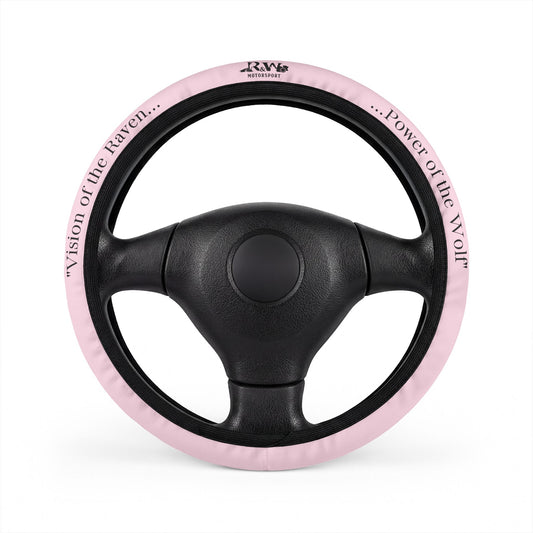 R&W Motorsport Team Motto "Performance Pink" Steering Wheel Cover