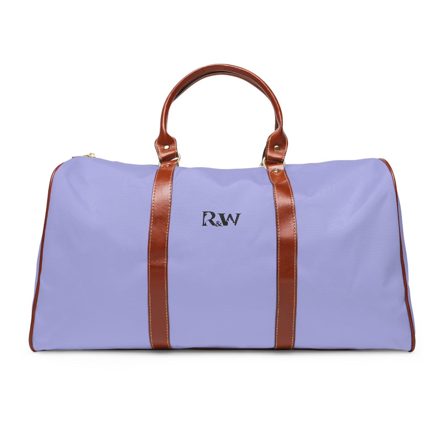 Monogram Waterproof Travel Duffle Bag – Amore II with Brown Trim