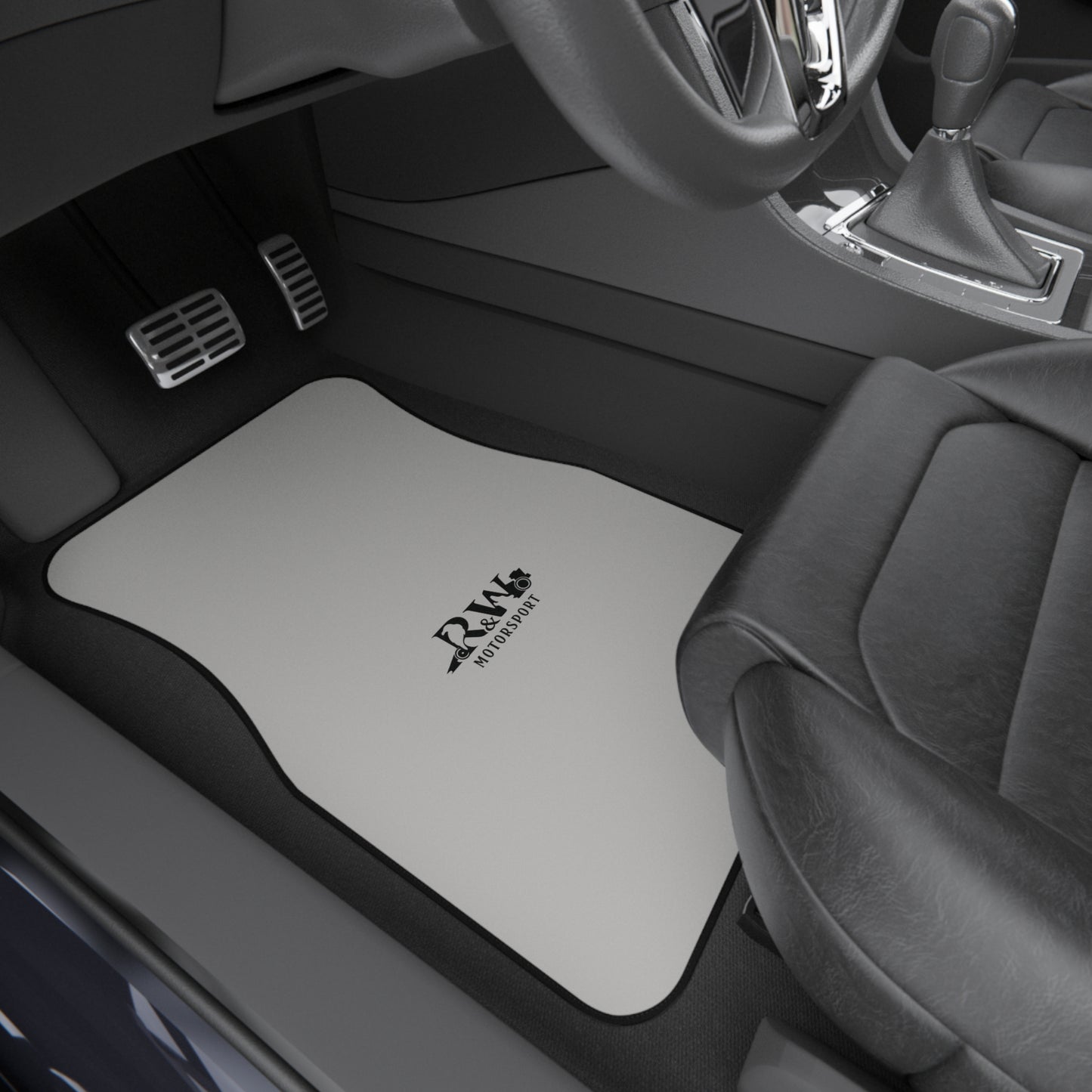 Motorsport Front Car Mats – Wolf Grey (Front Pair Only)