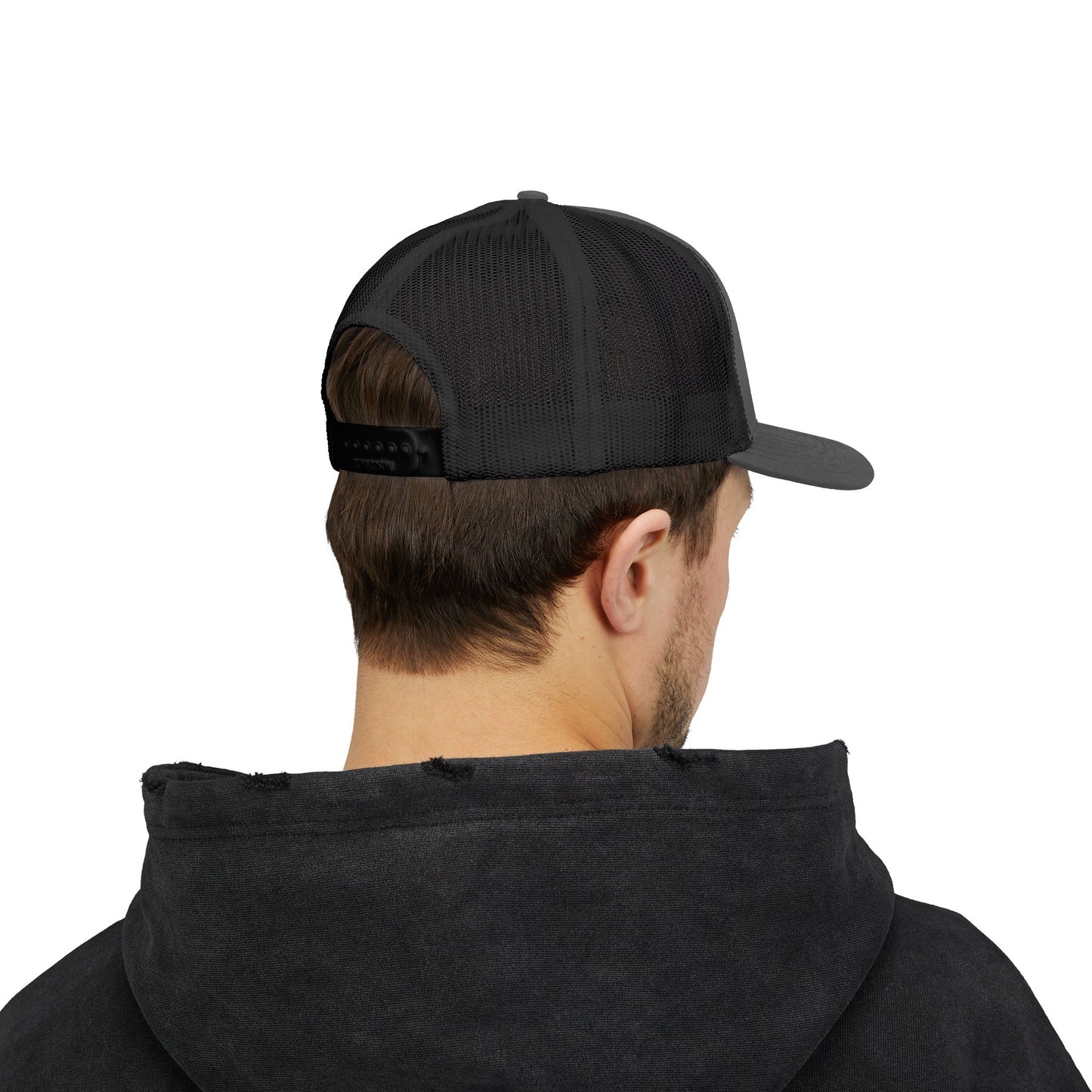 Copy of R&W Athletics Embroidered Mesh Trucker Cap — Vintage Snapback Mesh Hat