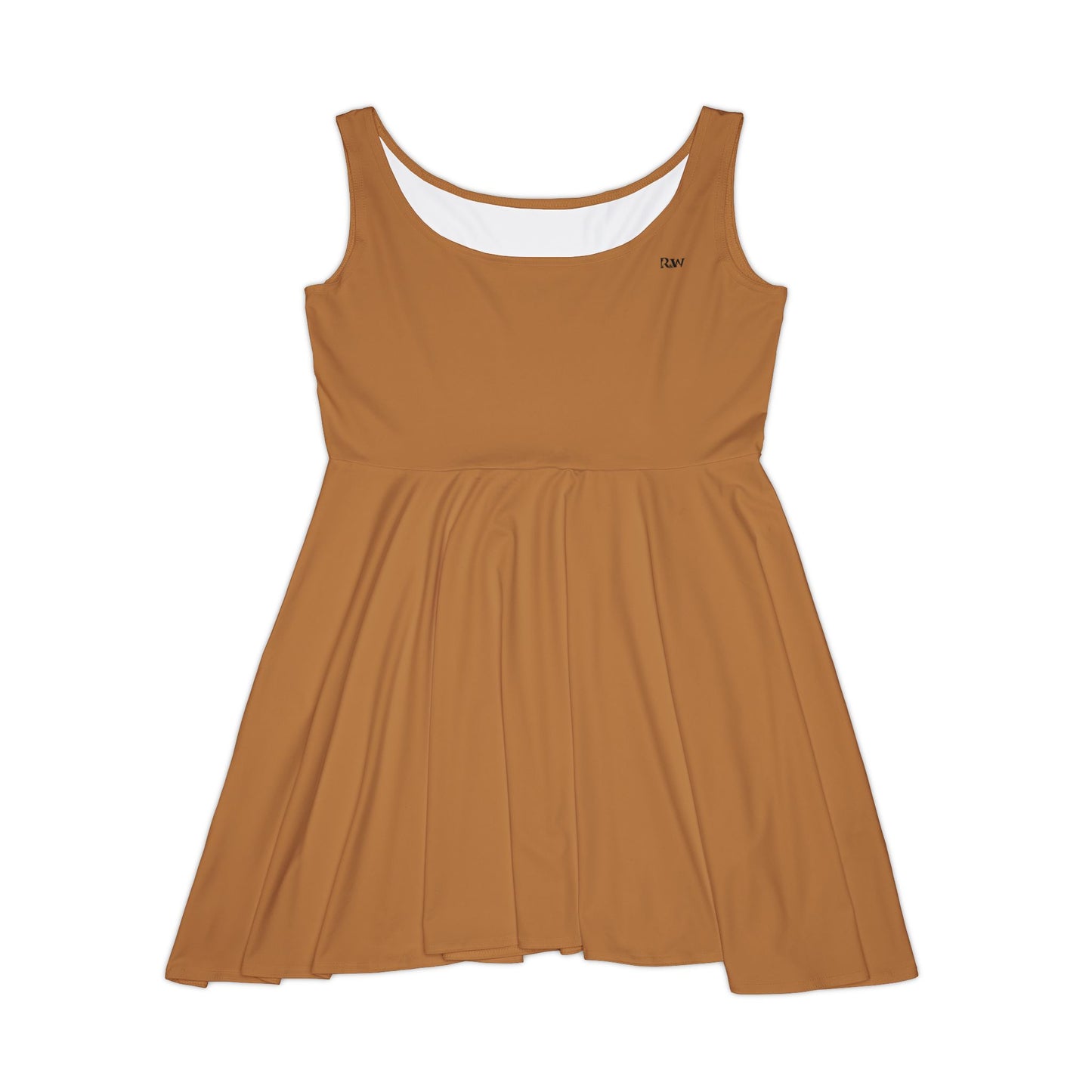 Cuero Cómodo Women's Skater Dress — Classic Scoop Neck A-Line Summer Dress