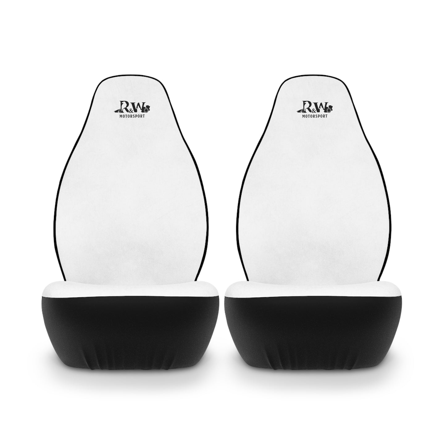 R&W Motorsport Car Seat Covers — Universal Front Seat Protectors Panda