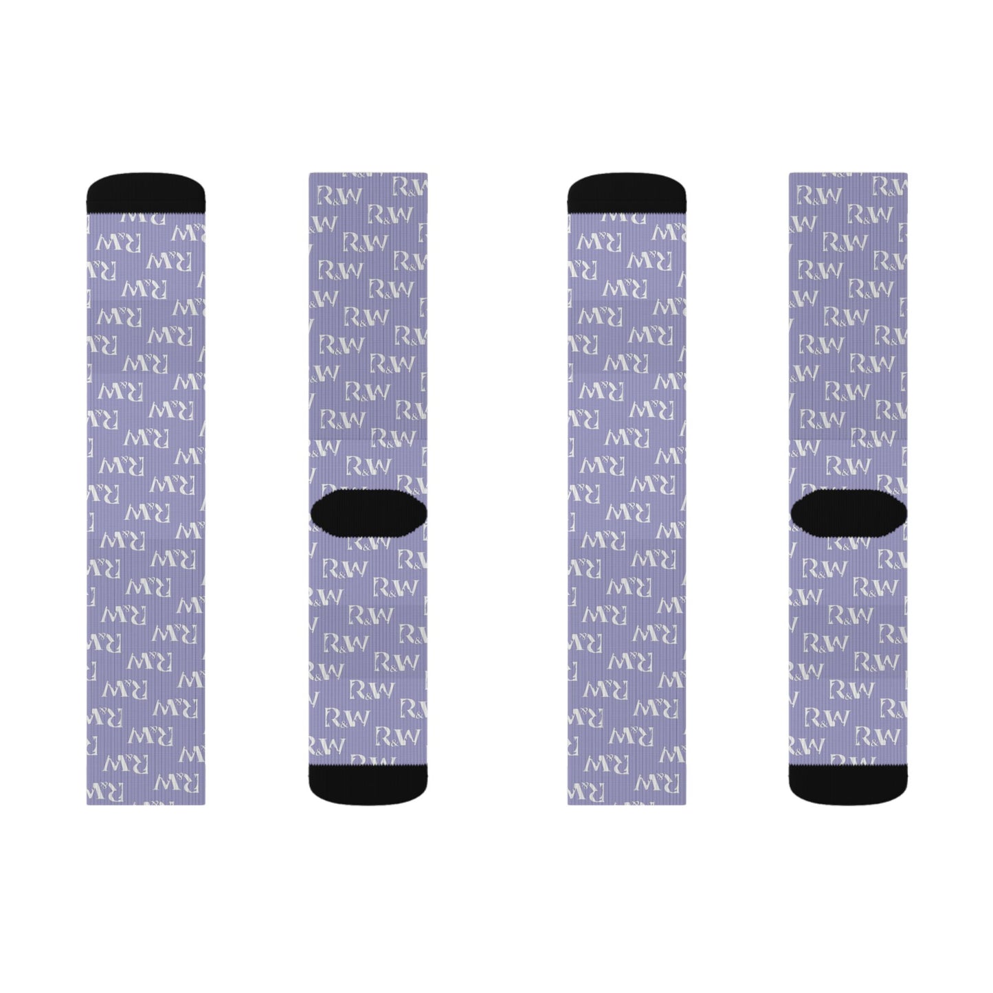 Monogram Pattern Socks — Amore I Crew Socks