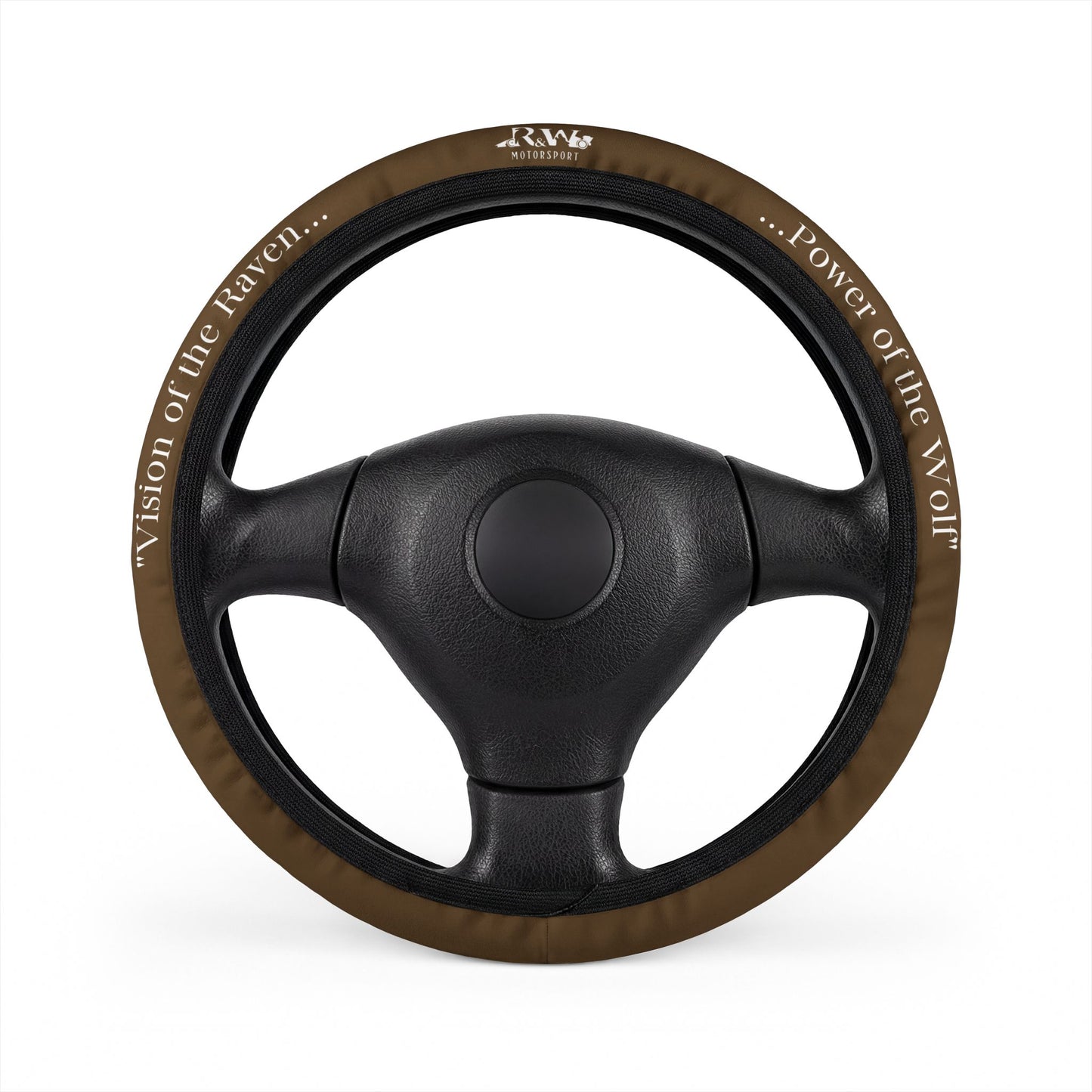R&W Motorsport Team Motto "Maduro Marrón" Steering Wheel Cover