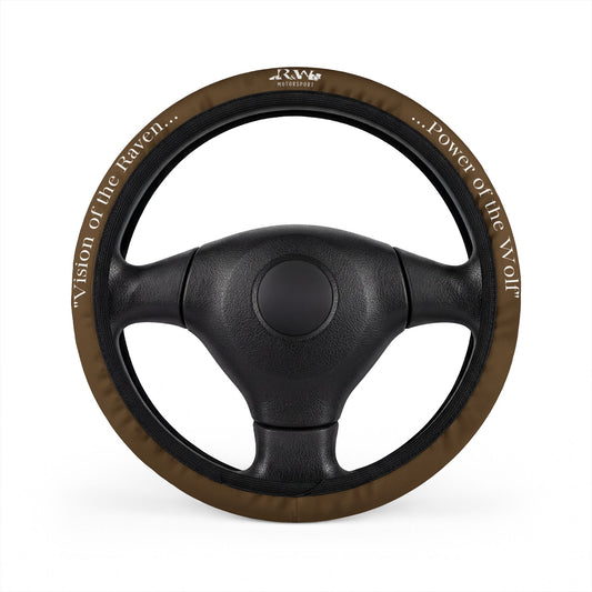 R&W Motorsport Team Motto "Maduro Marrón" Steering Wheel Cover