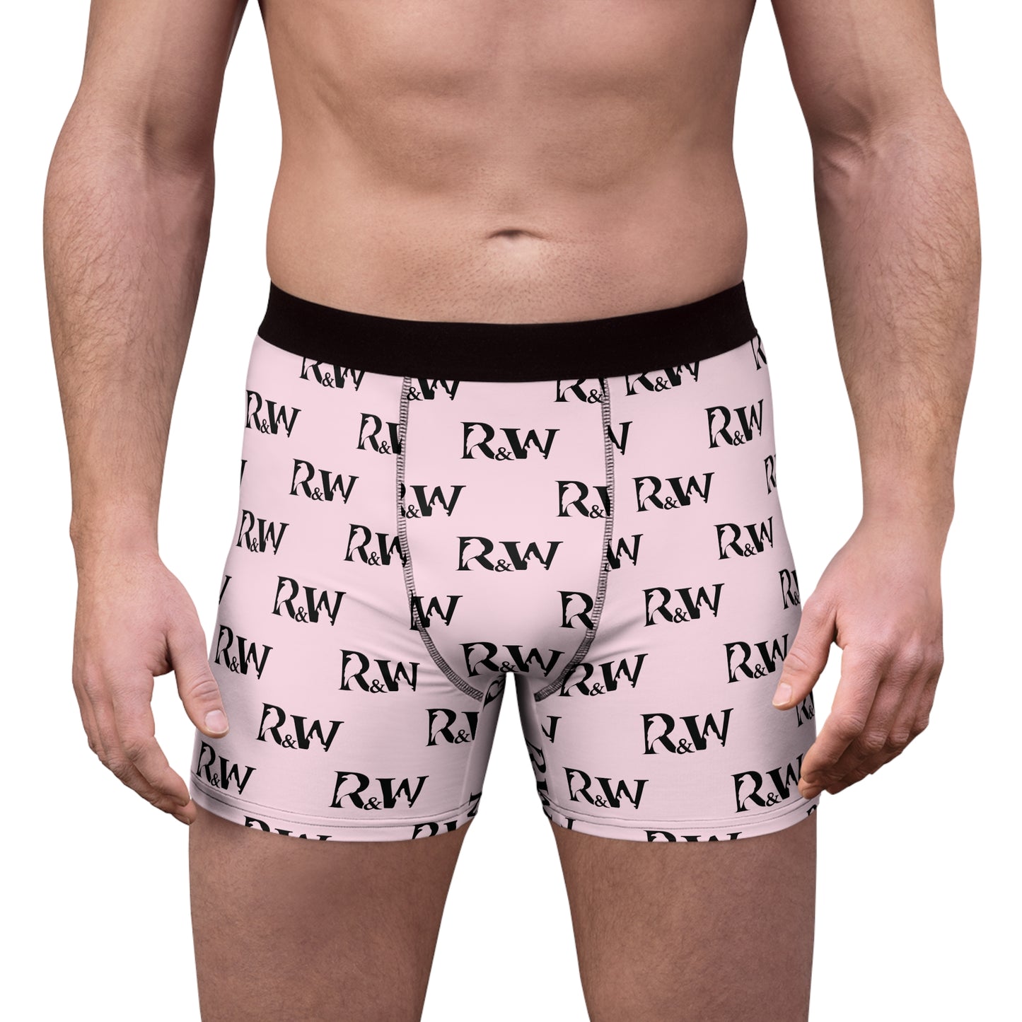 Men's Pattern Boxer Briefs — Performance Pink Men’s Underwear