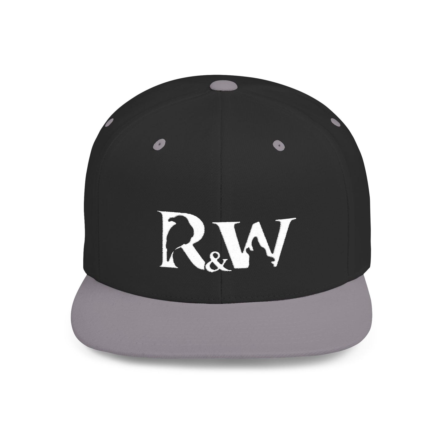 R&W Athletics Distressed Logo Snapback Hat