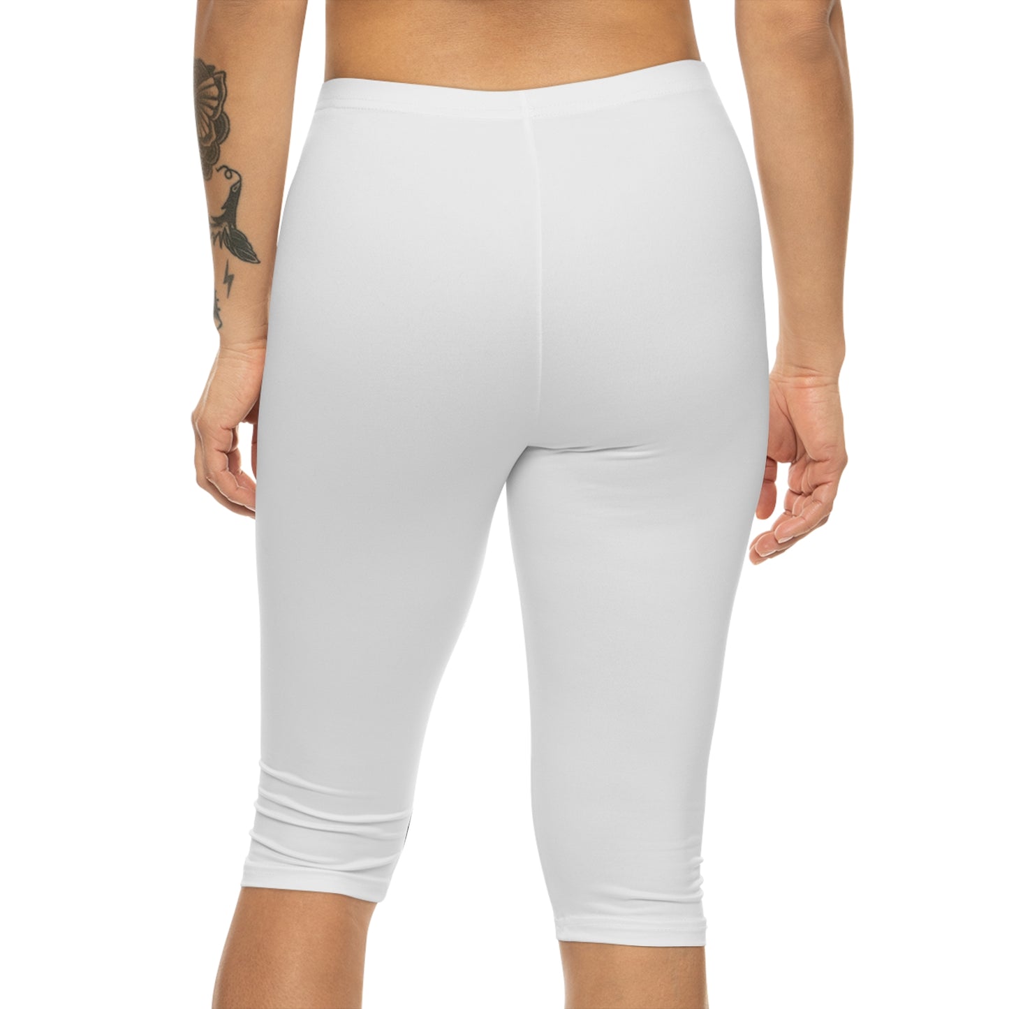 R&W Women's Capri Leggings — Minimalist Logo Panda
