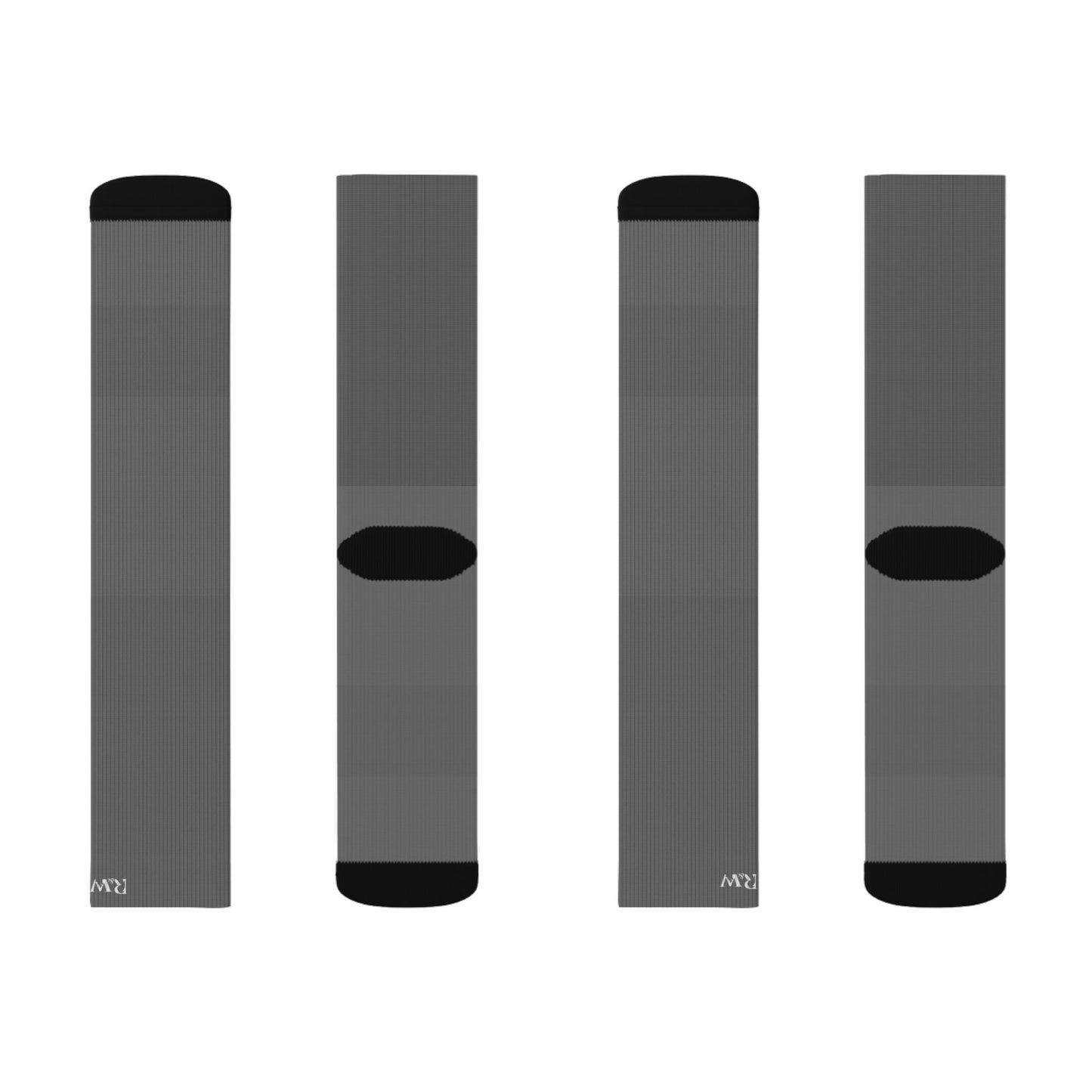 R&W Athletics Small Logo Socks - Asphalt Grey