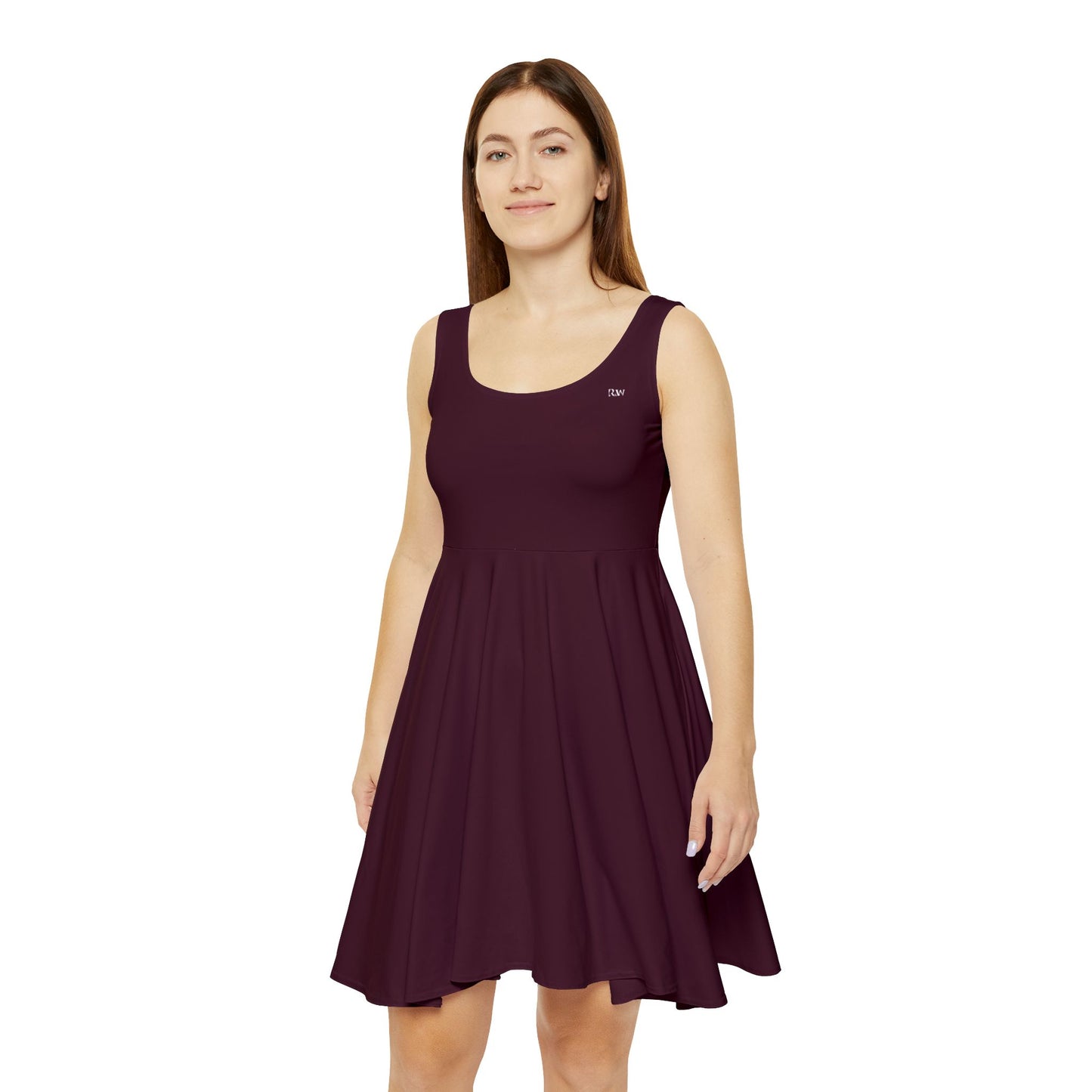 Vino Viejo Women's Skater Dress — Classic Scoop Neck A-Line Summer Dress