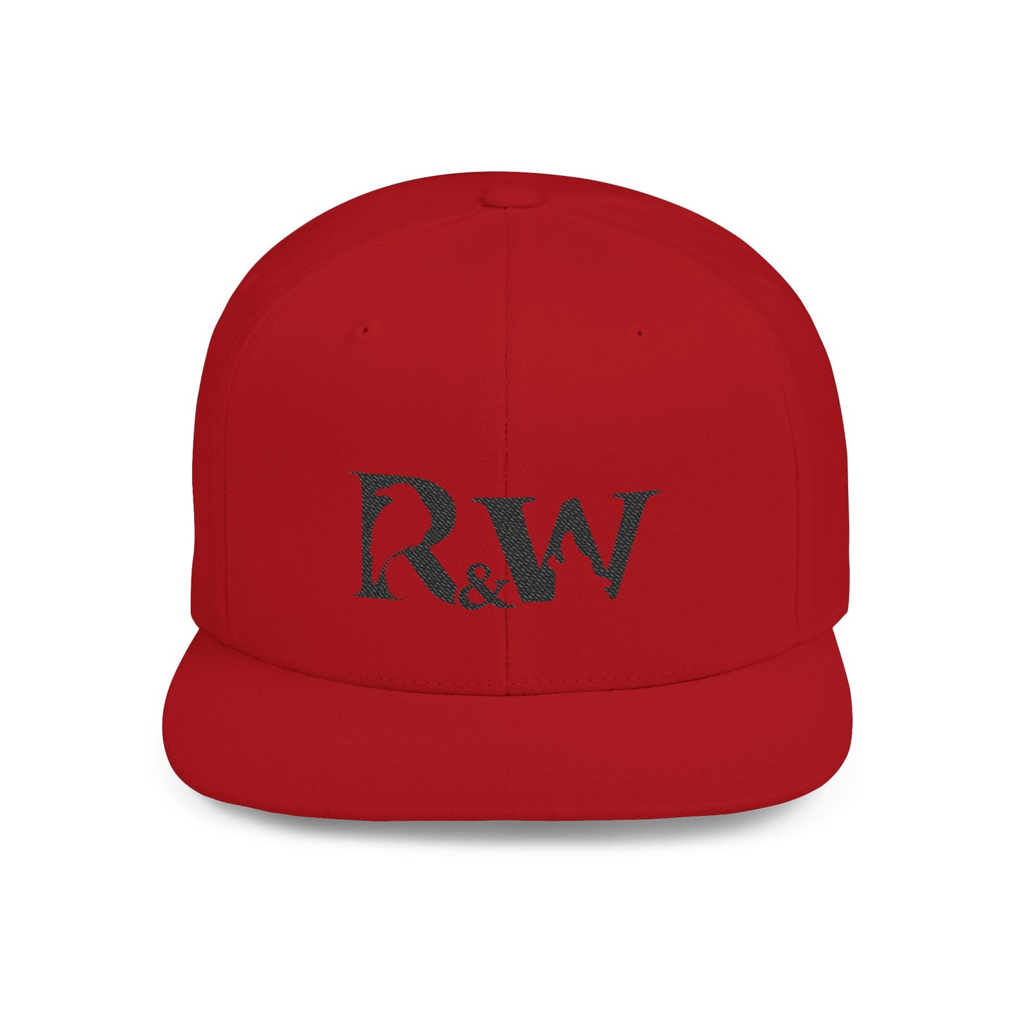 R&W Athletics Distressed Logo Snapback Hat