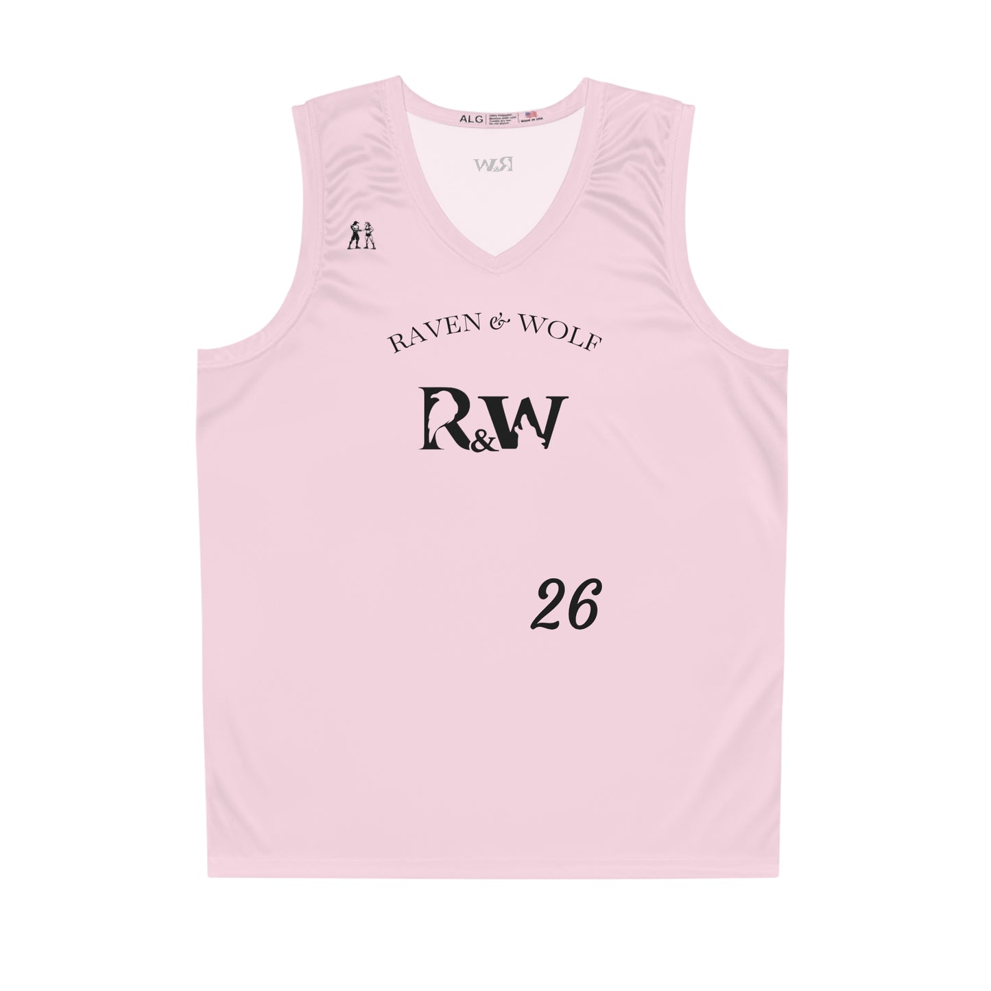 R&W Athletics "Tip Off" Basketball Jersey – Performance Pink