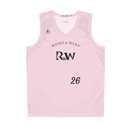 R&W Athletics "Tip Off" Basketball Jersey – Performance Pink