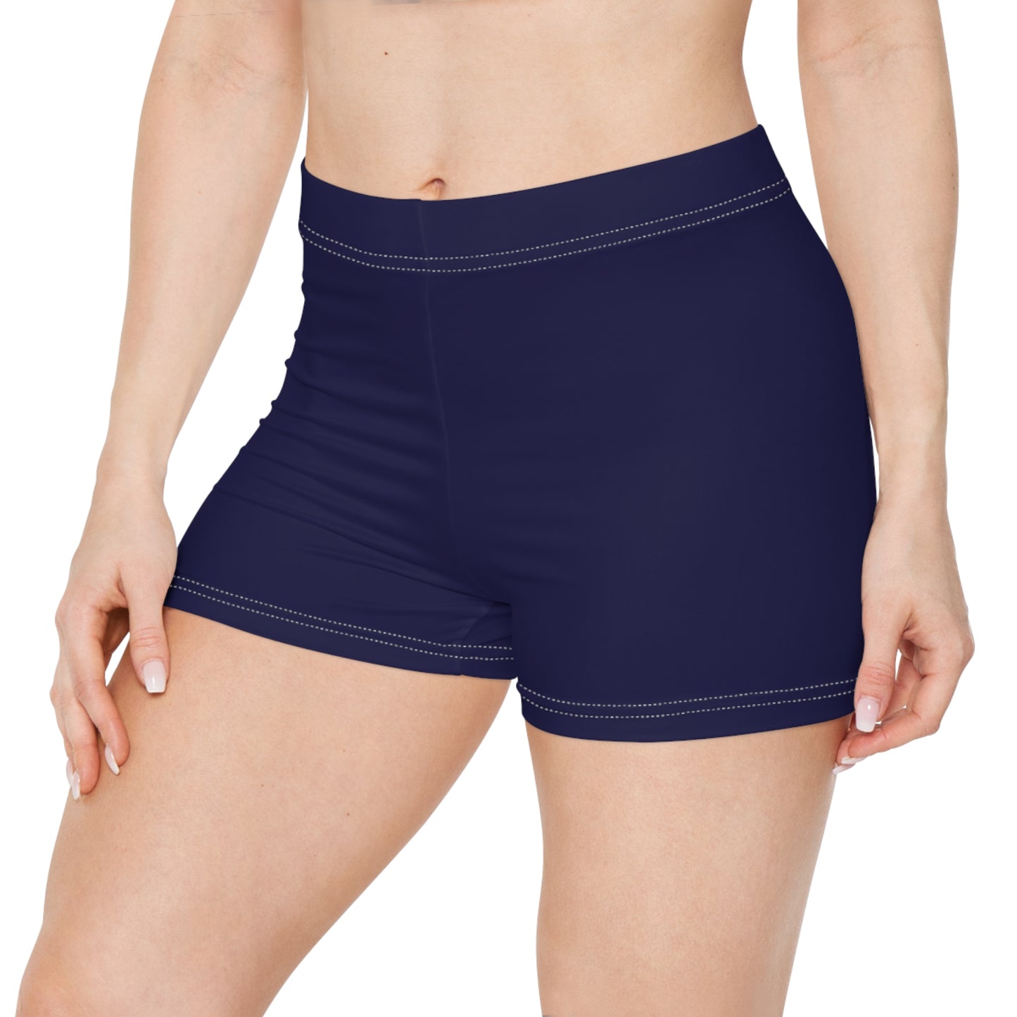 Women's Noble Navy Athletic Shorts — Comfortable Activewear