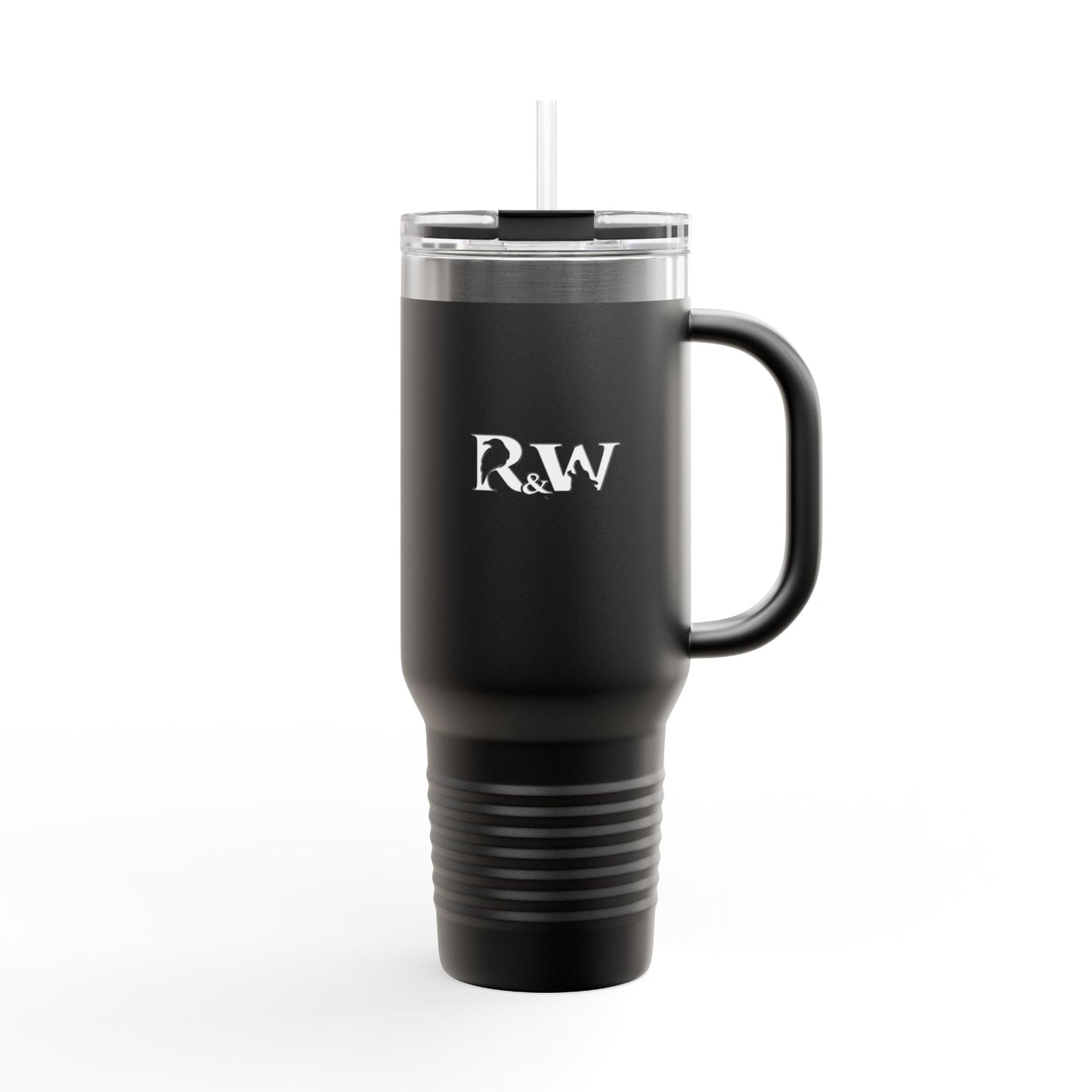 40oz Insulated Travel Mug — R&W Monogram Stainless Tumbler