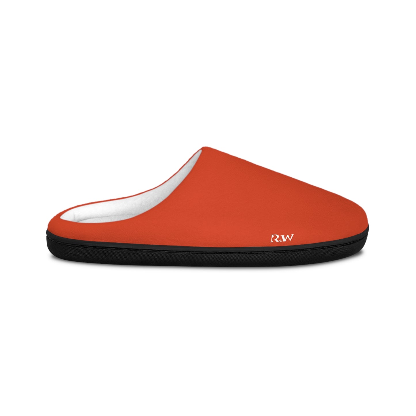 Indoor Slippers — Rojo Rugiente II Small Logo Cozy House Shoes for Women