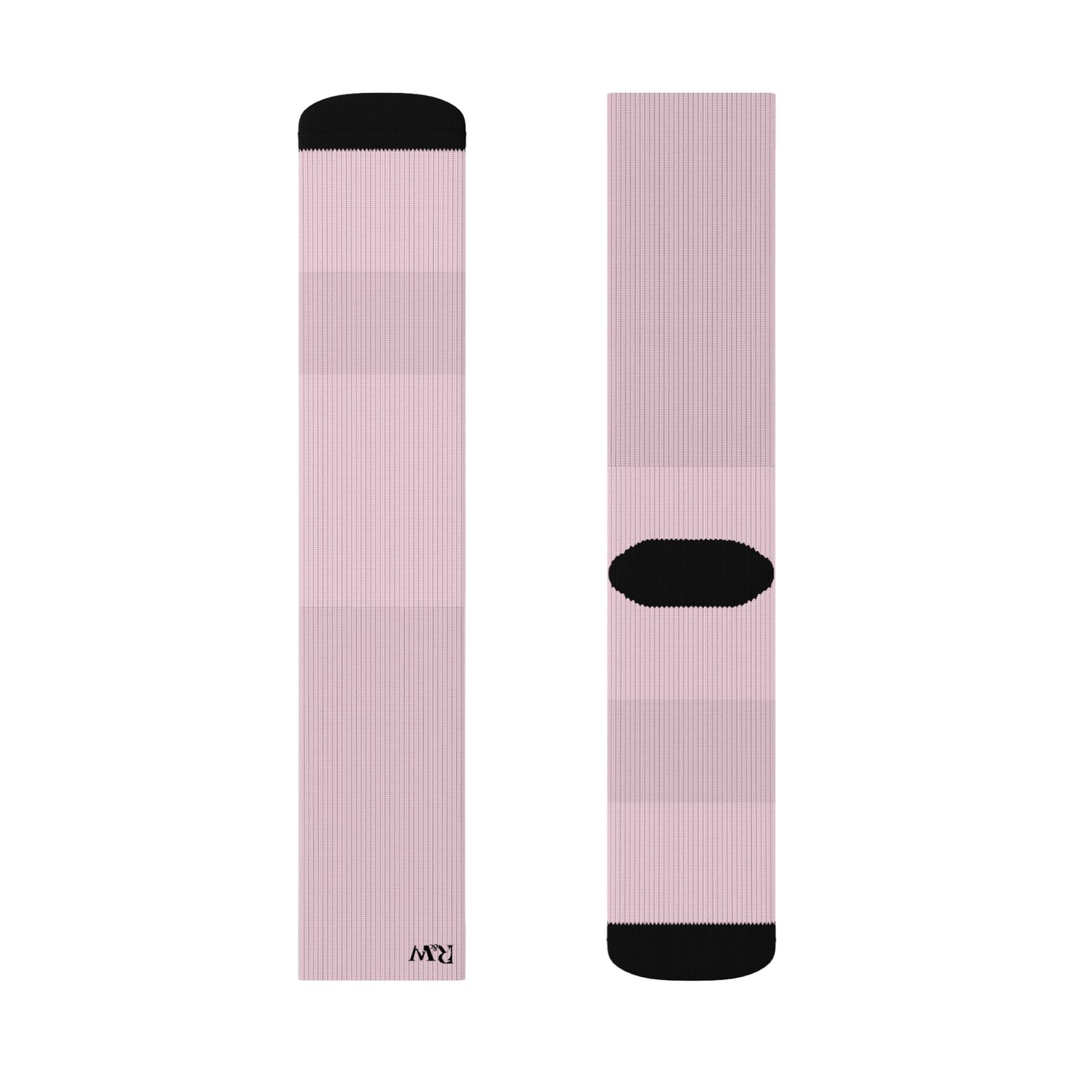 R&W Athletics Small Logo Socks - Performance Pink