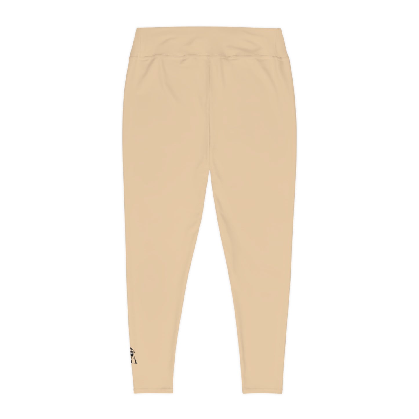 R&W Women's Plus Size Leggings — Minimalist Logo Dakar Dunes