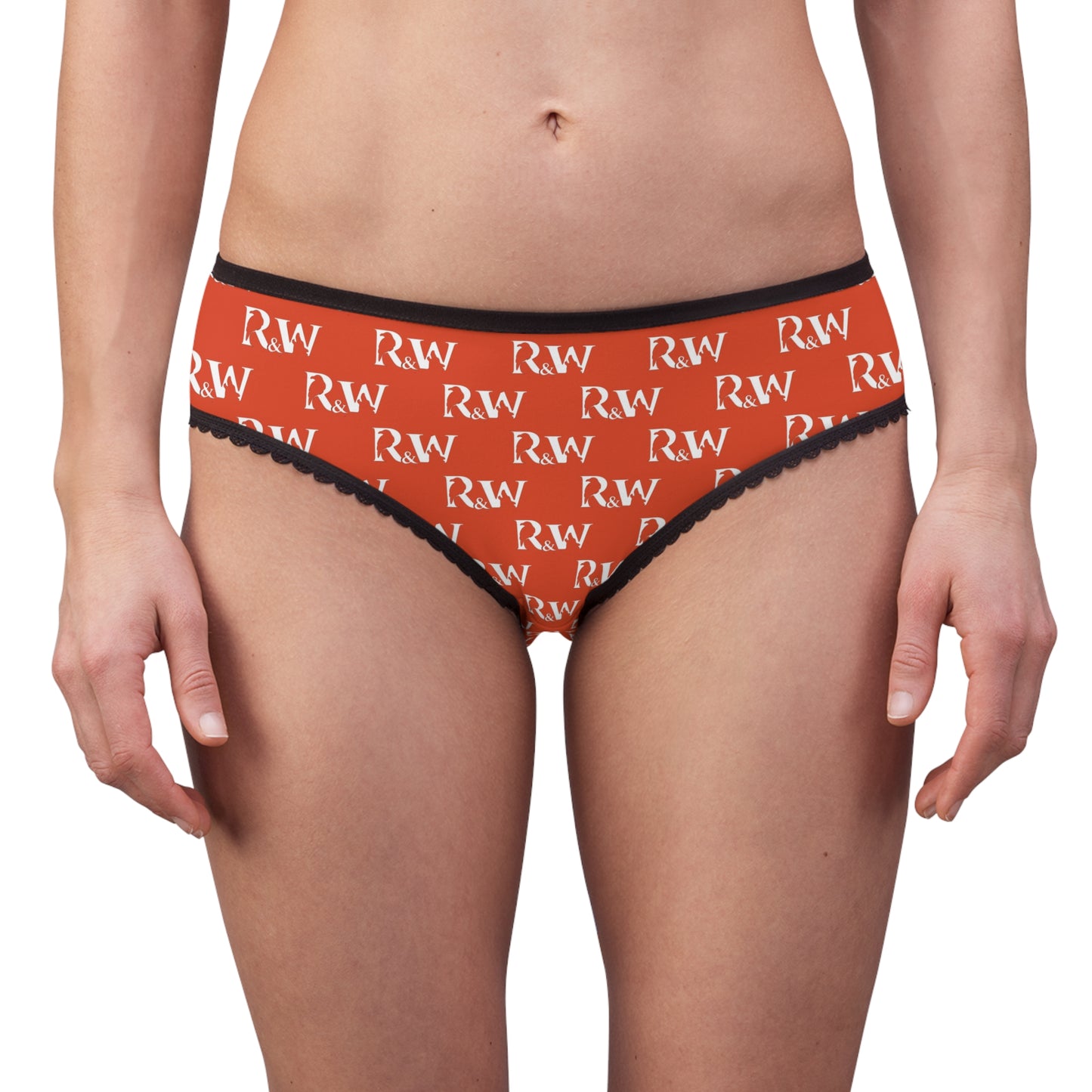 Women's Pattern Briefs — Rojo Rugiente II
