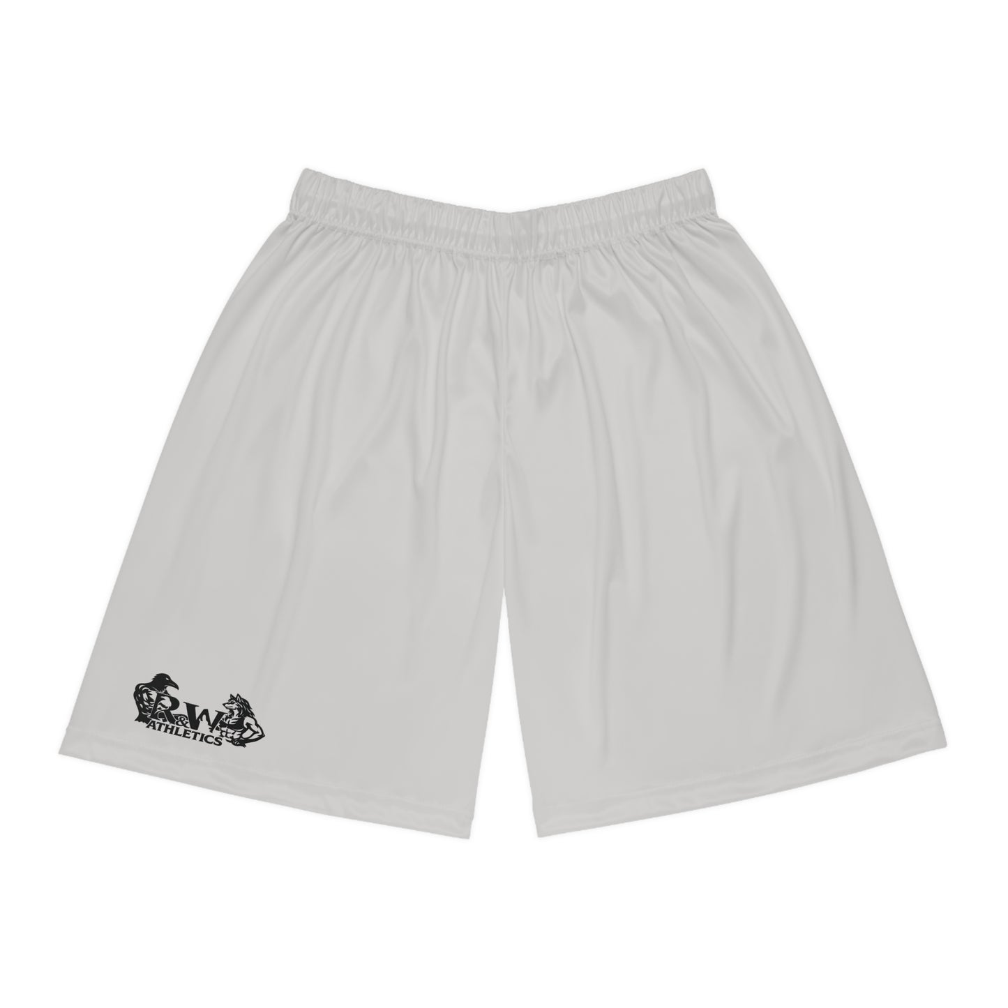 R&W Athletics Teamwork Logo Basketball Shorts—Wolf Grey