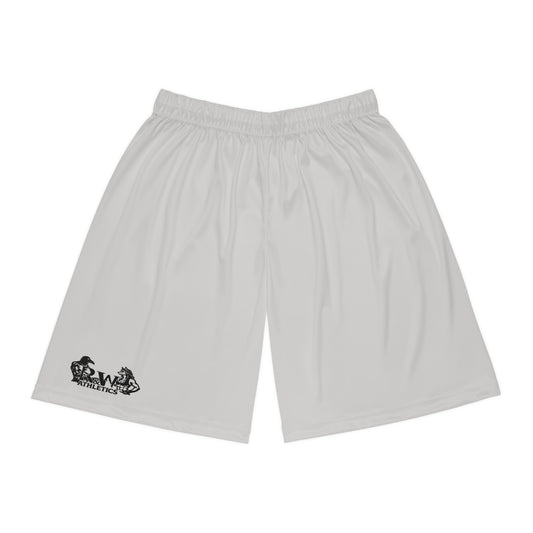 R&W Athletics Teamwork Logo Basketball Shorts—Wolf Grey