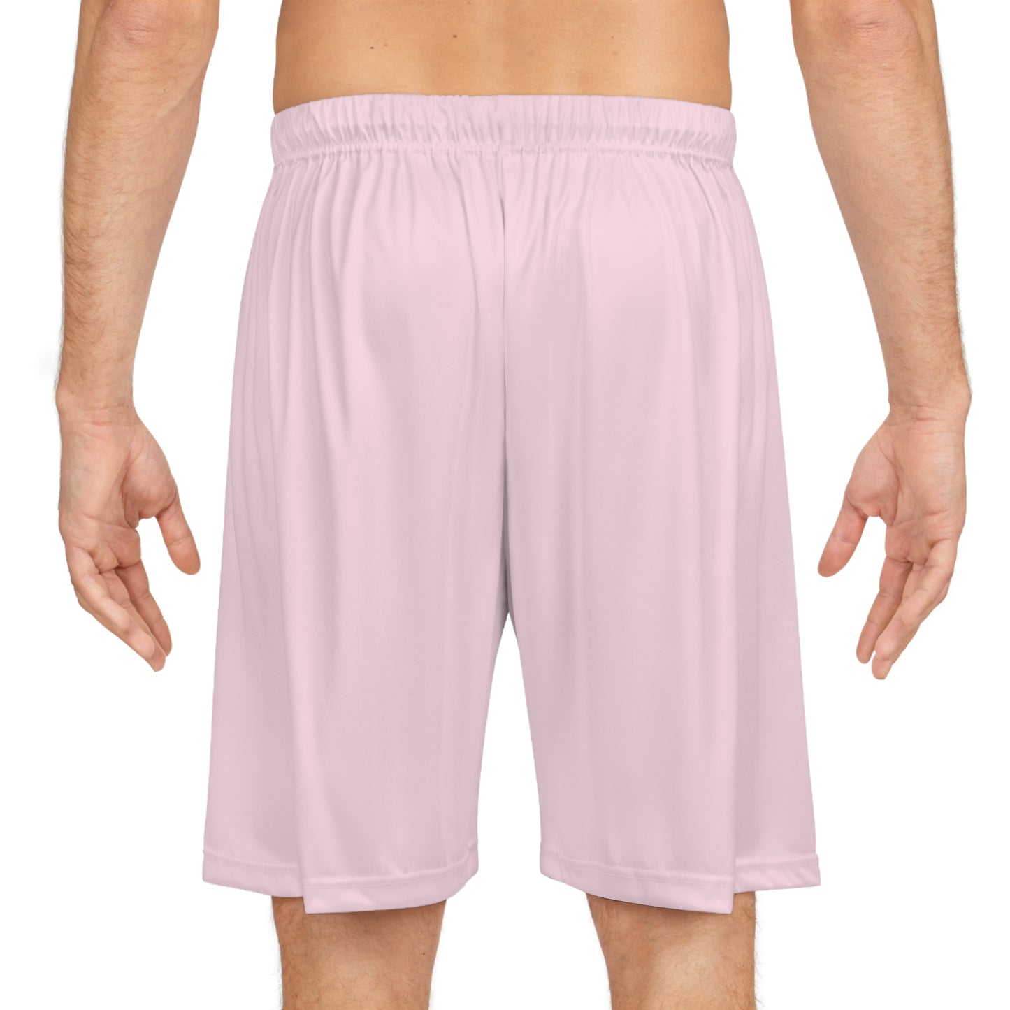 R&W Athletics Teamwork Logo Basketball Shorts—Performance Pink