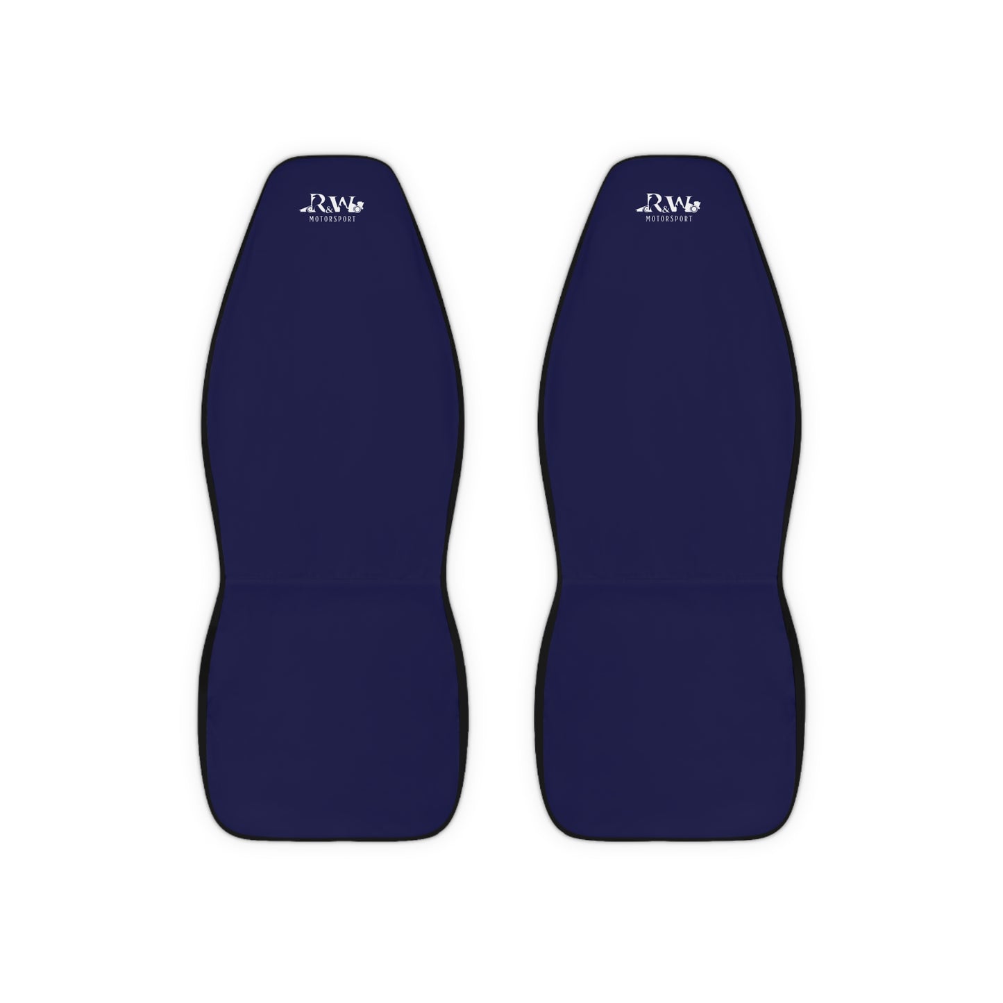 R&W Motorsport Car Seat Covers — Universal Front Seat Protectors Noble Navy