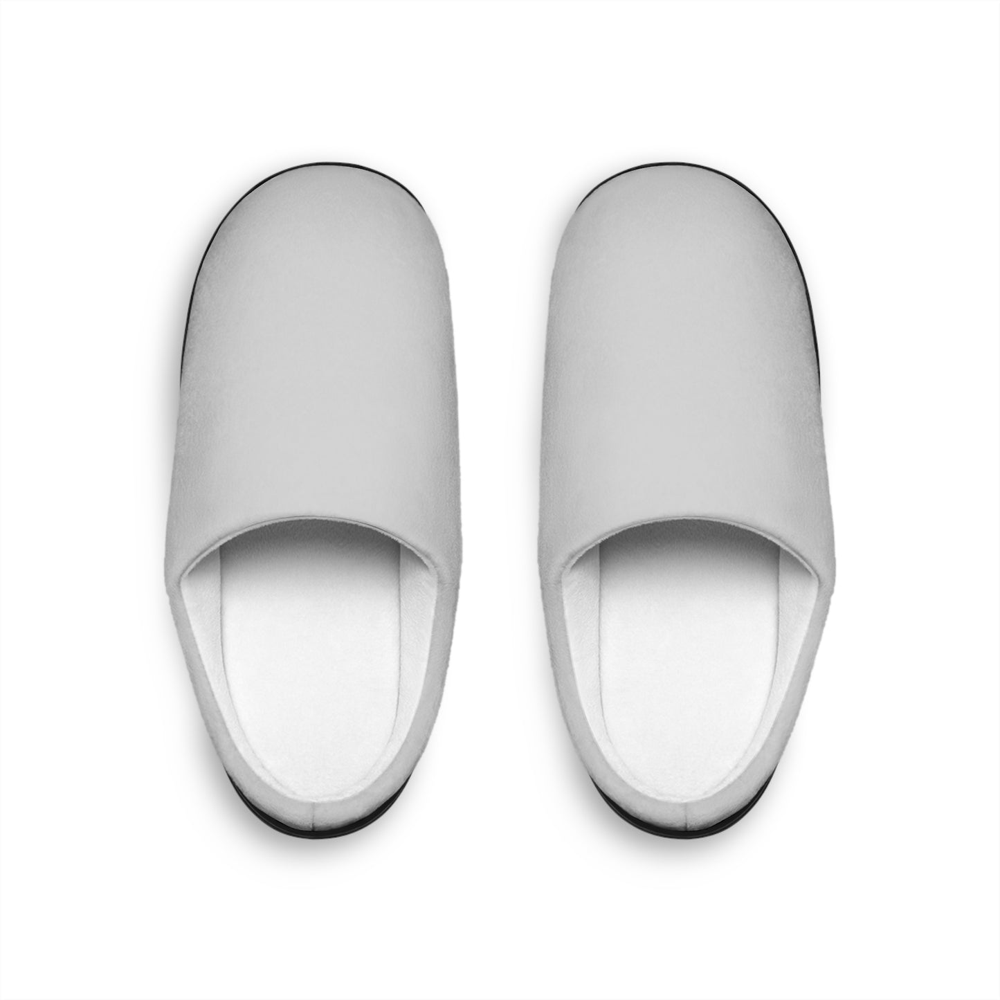 Indoor Slippers — Wolf Grey Small Logo Cozy House Shoes for Women