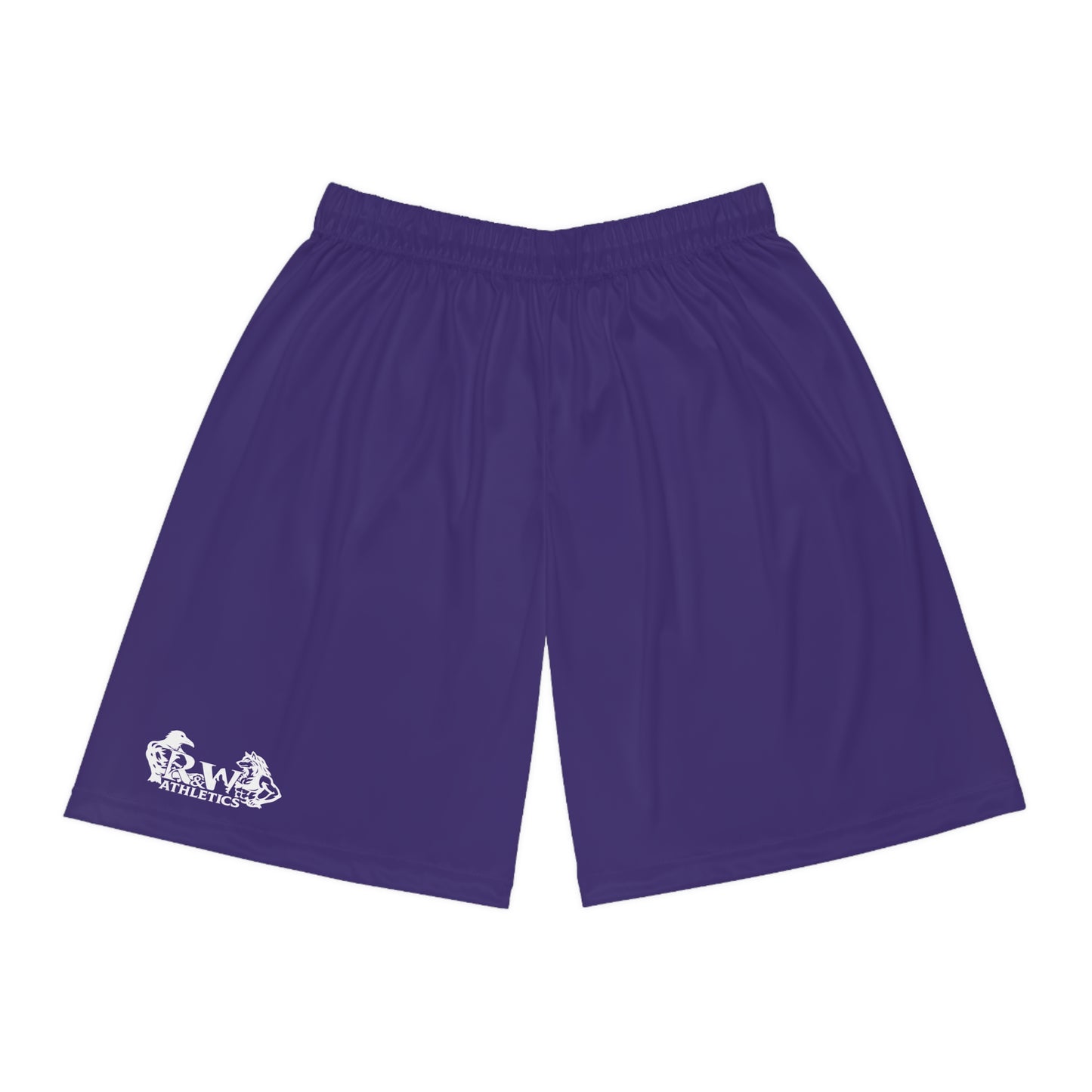 R&W Athletics Teamwork Logo Basketball Shorts—Raven