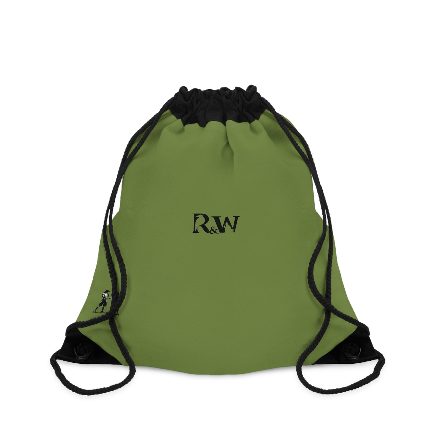 Monogram Drawstring Bag — Minimalist Tomillo Tranquilo Gym Sack