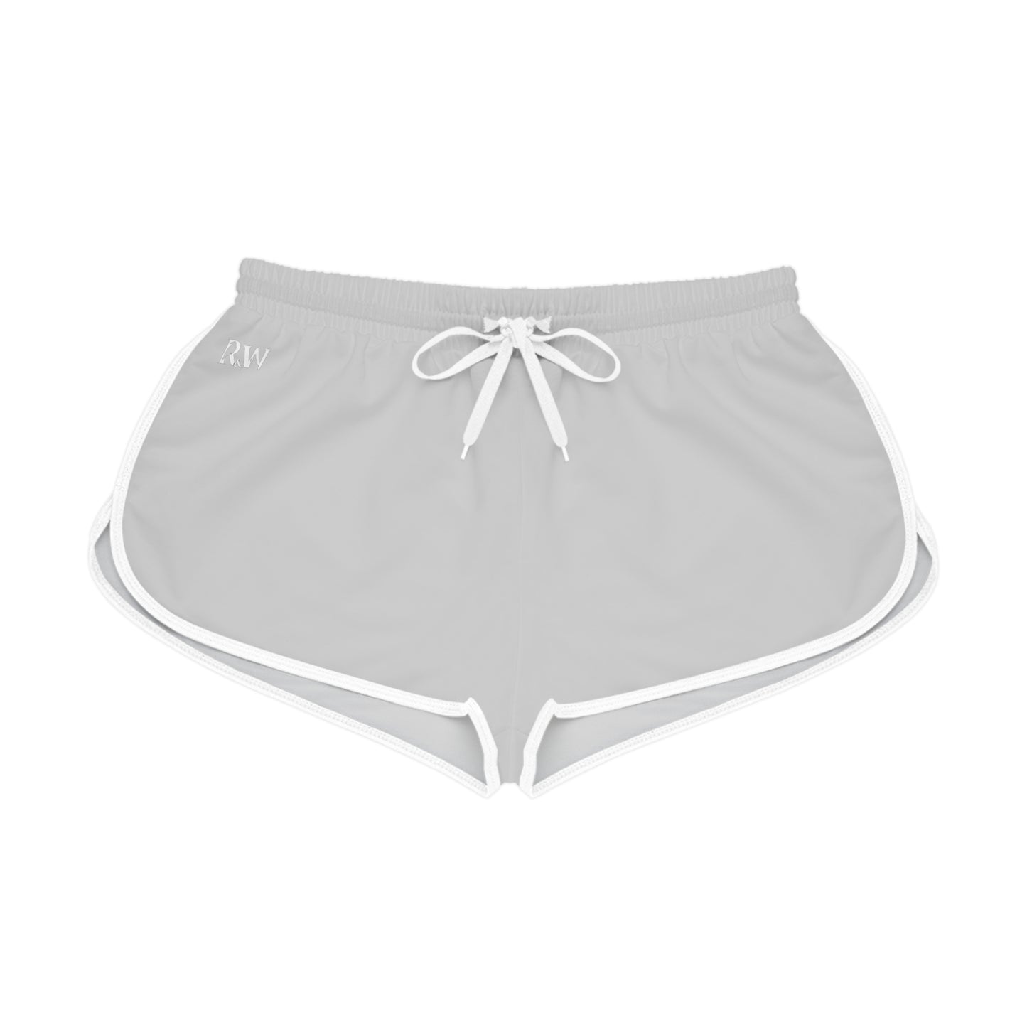 R&W Women's Minimalist Logo Relaxed Shorts — Wolf Grey